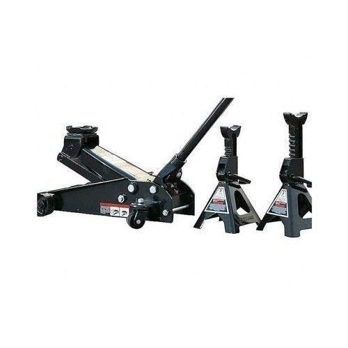 Craftsman 3 Ton Floor Jack, Jack Stands and Creeper Set - Thumbnail 2