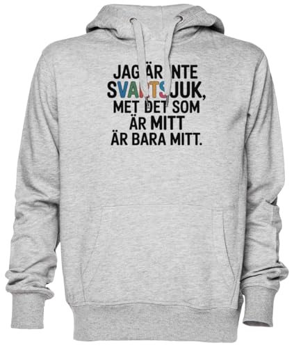 Sweat à capuche gris avec poche kangourou et cordon ajustable
