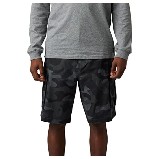 Fox Racing Men's Standard Slambozo Cargo Shorts, Black CAMO, 36