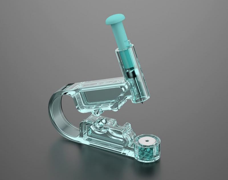 Ear Piercing Gun Pack of 2 Kit Self Ear Piercing Painless Ear Piercing Healthy Sterile Puncture Tool Disposable Hand Press Tragus Helix Piercing Gun Tool Kit for Ear Stud for Men and Women (PACK OF 2)