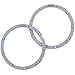 CIPA 93217 Ultra White 3.5" Diameter Halo Angel Universal Fit LED EVO Eye