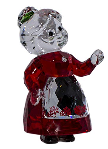 Swarovski Authentic Merry and Festive Joyful Figurines Mrs. Claus
