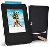 Mille Motions Mini Marco de fotos instantáneo negro para Polaroid Instax Mini (2 unidades), color negro