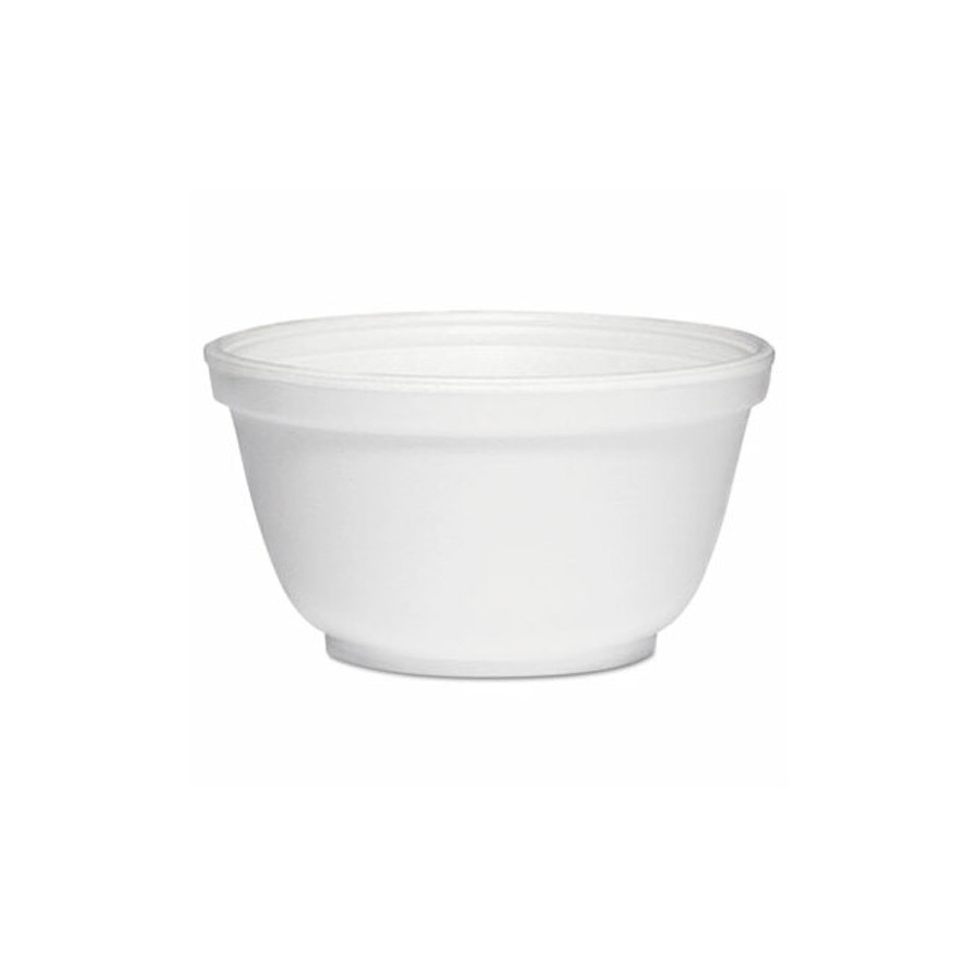 Fusion Foam Round Bowls by DART – 10 oz, 10.0 ounces, Foam, White, Model 10B20