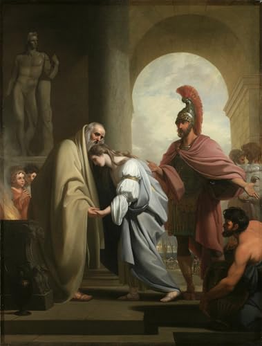Toile Chryseis Benjamin West pour transformer un mur vide en œuvre d'art