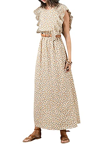 Molly Bracken vestido delhi cream la660be21, beige, S