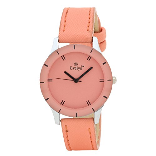 Evelyn Stylish Orange Dial Watch for Women | Girl | Office wear (B017H84RQK) Amazon Price History, Amazon Price Tracker
