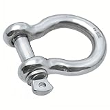  ACTON Manille lyre forgée - Inox A4 D6mm - Boîte de 5 - Supportage des réseaux
