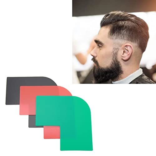 3 Pçs Modelo De Modelagem De Barba, Modelo De Guia De Costeletas De Bigode Masculino Ferramenta De E
