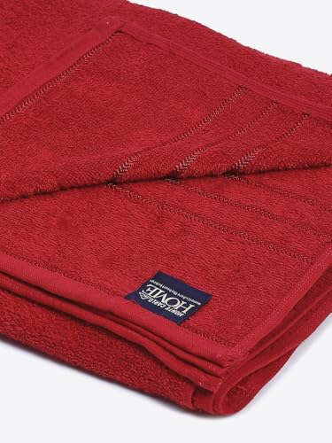 Image of Monte Carlo Red Solid 340 GSM FS 1 Car Towel (Width 90 CM X Length 180 CM) 3