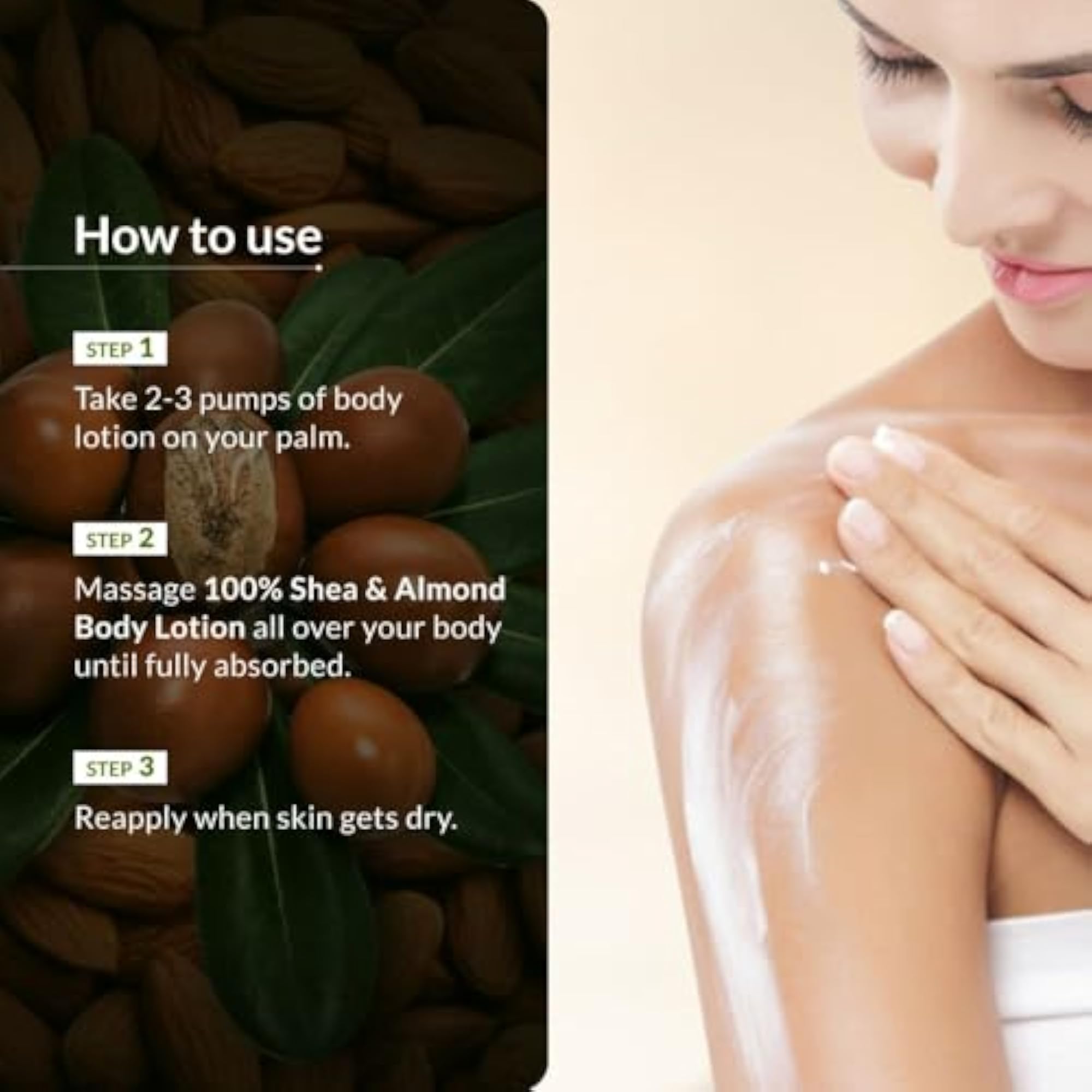 100% Shea & Almond Body Lotion, Deeply Moisturizing
