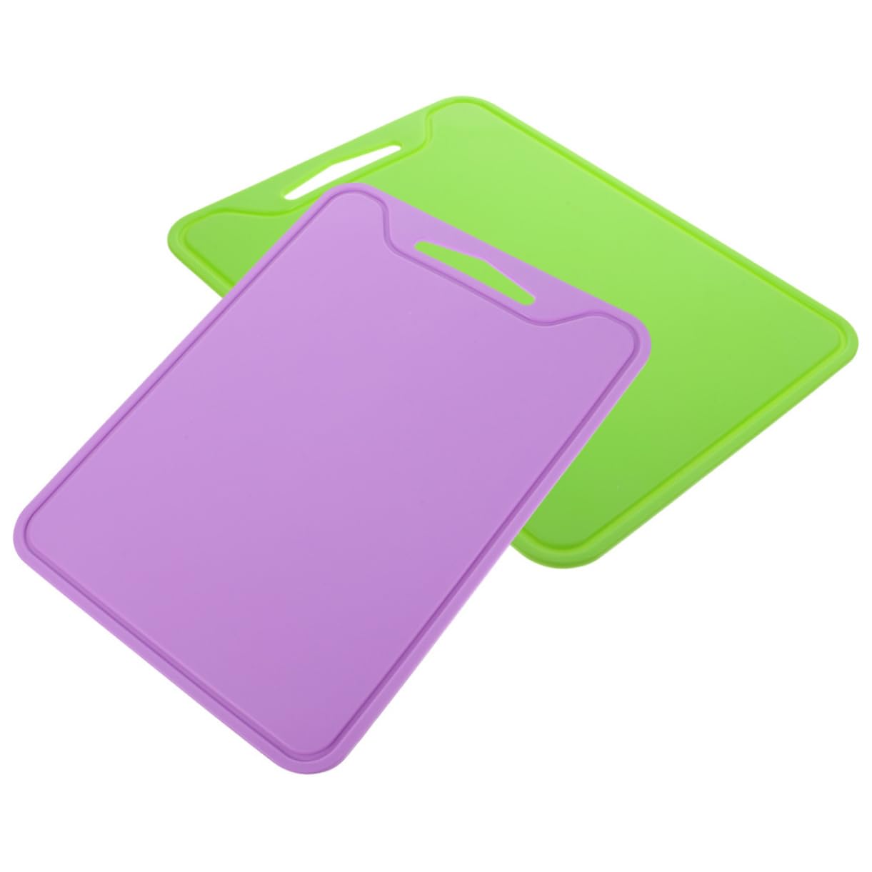 IMIKEYA Tabla de Cortar de Silicona Plegable Cuadrada, 2 Unidades