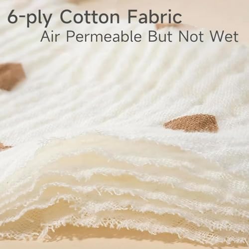 Image of 100% Cotton 6-Layer Muslin Baby Blanket | Super Soft, Breathable & All Seasons Multipurpose Blanket for Babies (Dino)