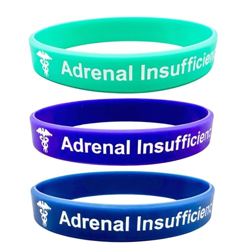Pulseras de alerta médica Butler & Grace para insuficiencia suprarrenal pack de 3