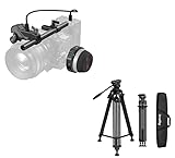 SmallRig FreeSpeed Heavy Duty Carbon Fiber Video Tripod+Wireless Follow Focus Kit (Lite)