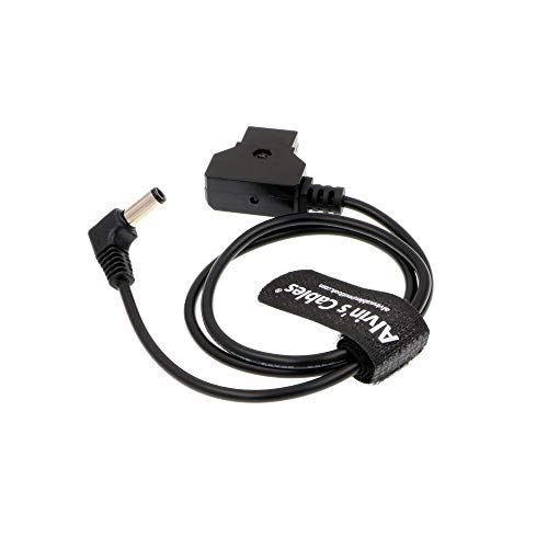Alvin's Cables AlvinTap (Protective DTap) to 2.1 DC 12v Right Angle Cable for Blackmagic Design Video Assist, Atomos Shogun, SmallHD 702 Monitor 60cm|23.6in
