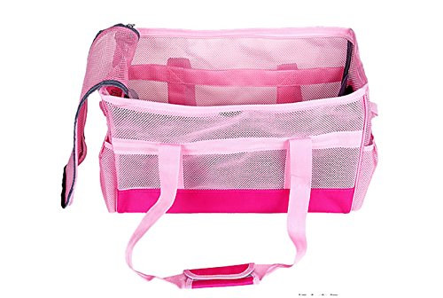 Petleso Cat Carrier Bag, Doggie Travel Carriers Tote Bag Puppy Handbag Breathable Bag, Pink L #TOP2