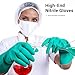 ThxToms Chemical Resistant Nitrile Gloves, Resist Household Acid, Alkali, Solvent and Oil, Latex Rubber Free, 1 Pair Medium