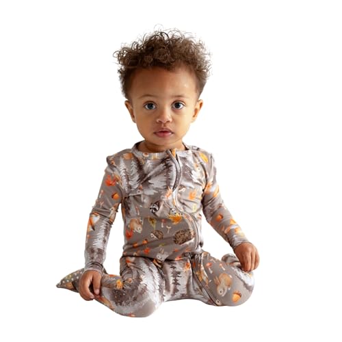 Posh Peanut Convertible Baby Sleepers - Boys Footless Baby Pajamas with 2 Way Zipper for Easy Diaper Changes