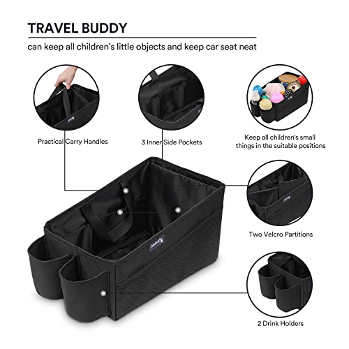 image for APRAMO Travel Buddy Car Seat Organizer Foldable Auto Back Seat Childre