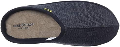 Pantuflas Con Pinchos Para Hombre Deer Stags, Color Blanco Y Negro Talla 13