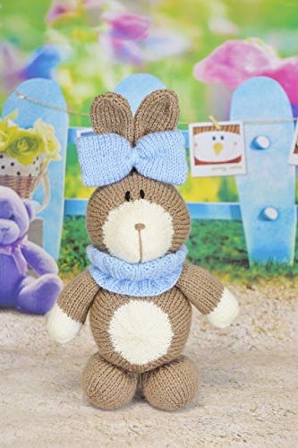 Knitting Pattern Bertie The Bunny. Easter Animal Knitters Leaflet. Knit Cute Bunnies Handmade Gifts. Fun Quick & Easy Beginner Rabbit Soft Toy UK Knits