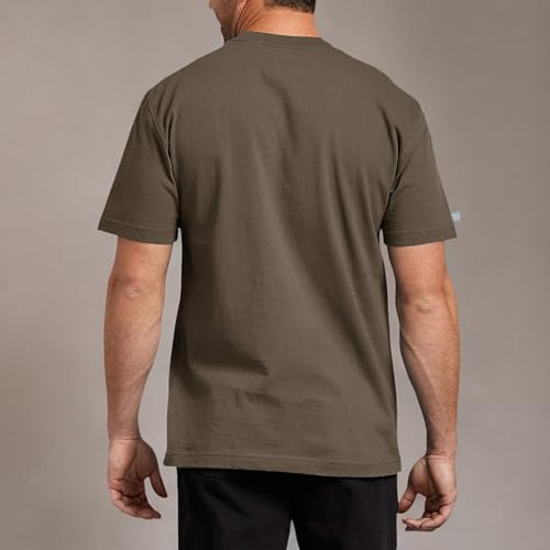 Image of Dickies Men's Heavyweight Heathered Short Sleeve Pocket T-Shirt