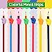 Choisyin Pencil Grips for Kids Handwriting,Pencil Grips Pencil Grippers 15PCS Pencil Grip for Kids Pencil Holder Finger Posture Correction Training Writing AIDS for Preschooler Toddler Kindergarten