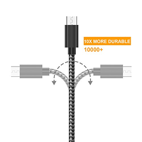 Gopala Micro Usb Cable Android Charger [6-Pack 5Ft] Nylon Braided Fast Sync&Charging Cord For Android, Samsung, Nexus, Lg, Htc, Nokia, Sony, And More #TOP2