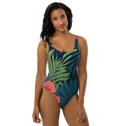 Maillot de bain une pièce résistant au chlore et doublé devant
