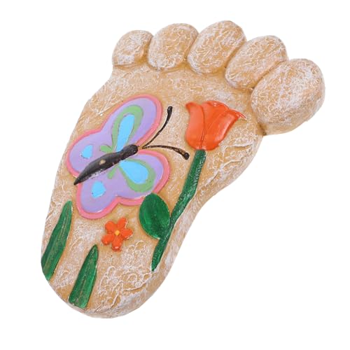 TINEASUR Pietre Decorative Per Giardino Passi Calpestabili Resina Per Percorsi Esterni Design Impronta Facili Da Installare Per Paving Di e Cortili