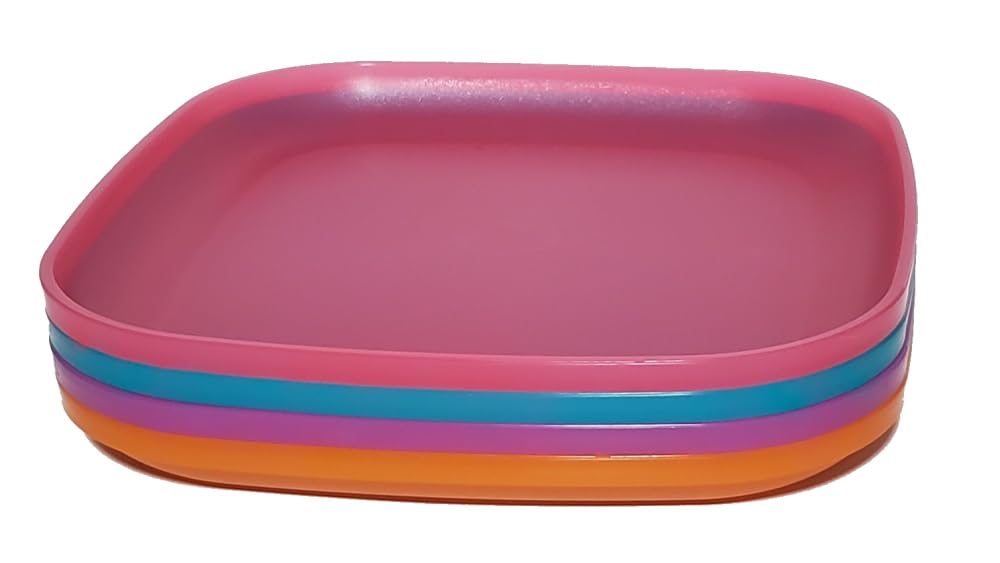 Tupperware To Go EcoEasy Eco Picknick Teller Set (4) Sport & Freizeit