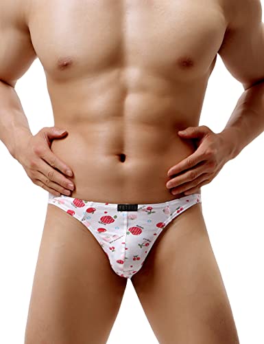 Casey Kevin Thong Men's Animal Print Underwear Sexy G String Floral Printed Swimwear #TOP1