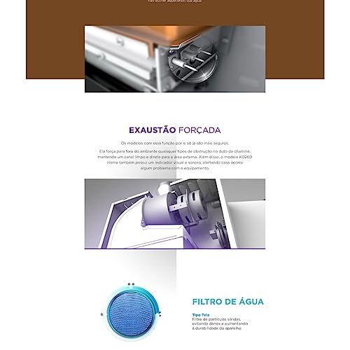 Aquecedor de Água a Gás Komeco 21D Home GN