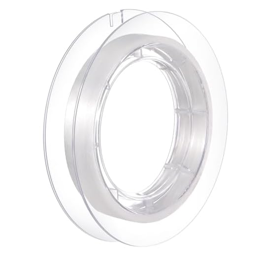 Tatuo 200 m Clear Nylon Invisible Thread String for Hanging Christmas Ornaments, Bracelet Making, Sew Hobby, Clear Beading Thread with Bead Needle (0.25mm)