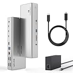 Thunderbolt 4 Dock, WAVLINK Thunderbolt 4 Docking Station with Quad 4K@60Hz Monitors, Four Thunderbolt4 Ports, 98W PD, 2.5G RJ45 Ethernet, SD V4.0, 10Gbps USB3.1, for MacBook Pro/Air etc