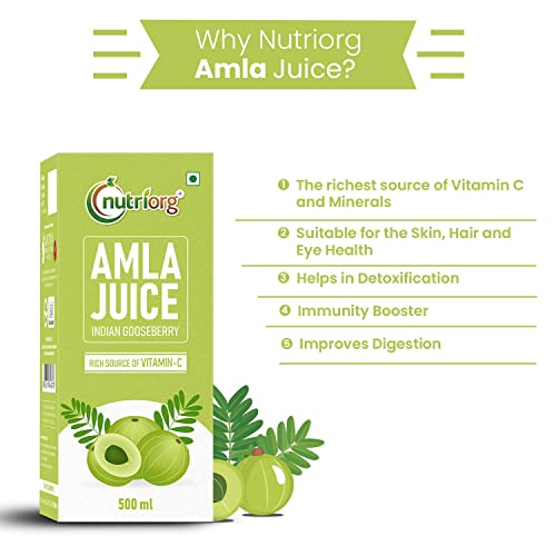 Image of Nutriorg Immunity Booster Kit (Amla, Alovera, Immunity Booster juice) 500ml