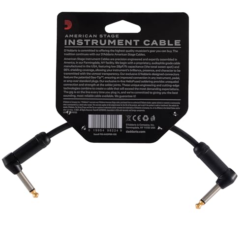 Cable de guitarra Planet Waves, 6 pulgadas, con ángulo recto miniatura 2