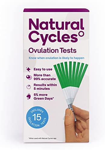 Natural Cycles Ovulation Tests Detecting (LH) Over 99% Accurate Results in Minutes - 15 Tests