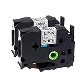 Label KINGDOM Compatible Label Tape Replacement for Brother Ptouch 18mm 0.7 Inch TZe TZ Tape TZe241...