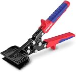 WORKPRO 3-Inch Bendeur en tôle & Outil de couture à main, pinces de frein en tôle d'acier lourd pour pliage, couture, aplatissement avec poignée ergonomique et mâchoire lisse