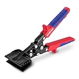 WORKPRO 3-Inch Sheet Metal Bender & Hand Seamer Tool, Heavy-Duty Steel Sheet Metal Brake Pliers for Bending, Seaming, Flattening with Ergonomic Handle and Smooth Jaw