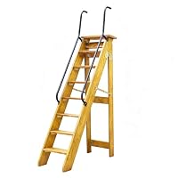 Amazon.co.jp: ベッド 階段 ロフト 木製はしご 2段ベッド 80-200cm 4段