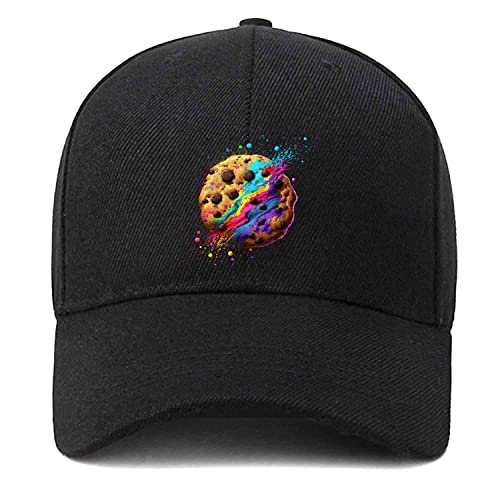 Shitoupu Colorful Cookies Baseball Cap,Unisex Dad Cap,Adult Athleisure Cap Adjustable #TOP7