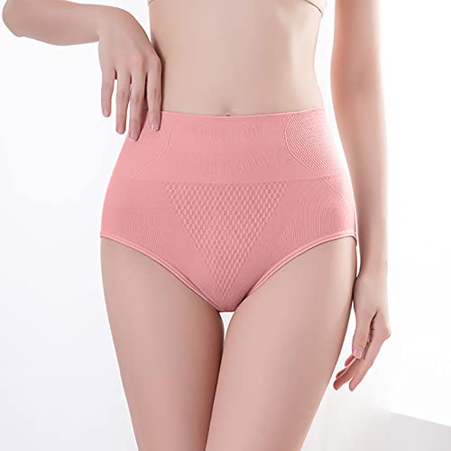 Pacote de roupa íntima feminina sem costura cintura alta cintura alta calcinha sem costura para mulh