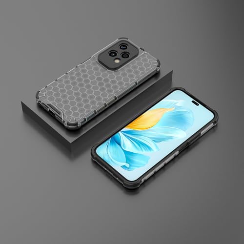 Image of Glasgow Back Case Cover Compatible with [ Honor 200 Lite 5G ] (Stylish Design) - Black