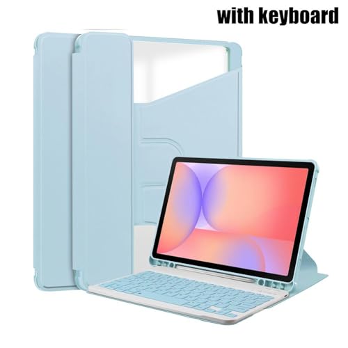 Tab S10 Lite SM-X400�p���U�[��]�P�[�X�A�L�[�{�[�h�t���^�u���b�g�P�[�X�A�}�O�l�b�g���u���C�N�A�E�F�C���C�����XBluetooth�L�[�{�[�h