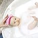 Innobaby Bathin' Smart Silicone Fish Antimicrobial Bath Scrub, Light Pink/Fuchsia