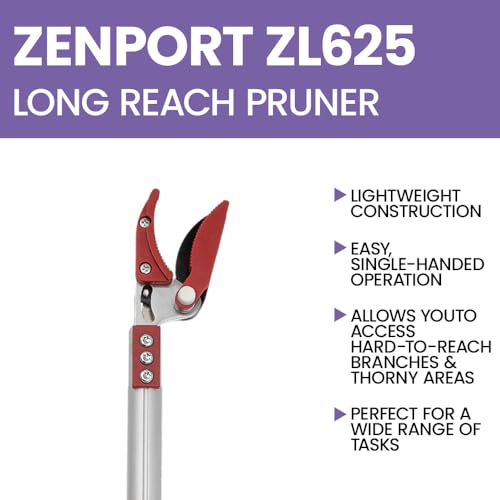 Podadera telescópica Zenport ZL625 70 a 119 pulgadas miniatura 6