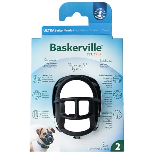 Baskerville Maulkorb für kleine Hunde, 2 Stück Company Of Animals